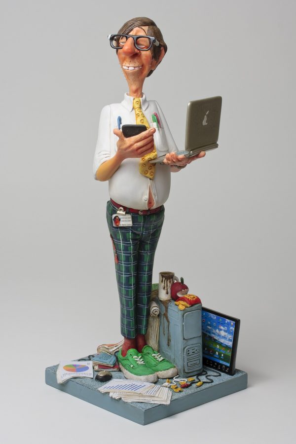 Guillermo Forchino Computer Expert Geek Miniature Figurines Gifts