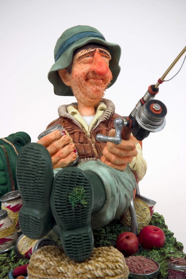 Guillermo Forchino Fisherman Miniature Figurines Gifts