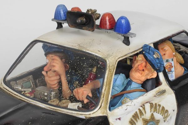 Guillermo Forchino Police Car Miniature Figurines Gifts