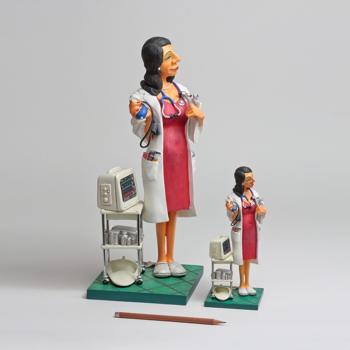 Guillermo Forchino Woman Doctor Miniature Figurines Gifts