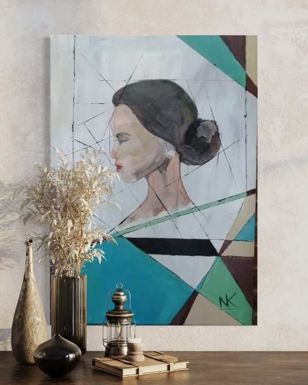 Stretched on Canvas Medium: Acrylic on Canvas Dimensions: 70cm x 50cm.