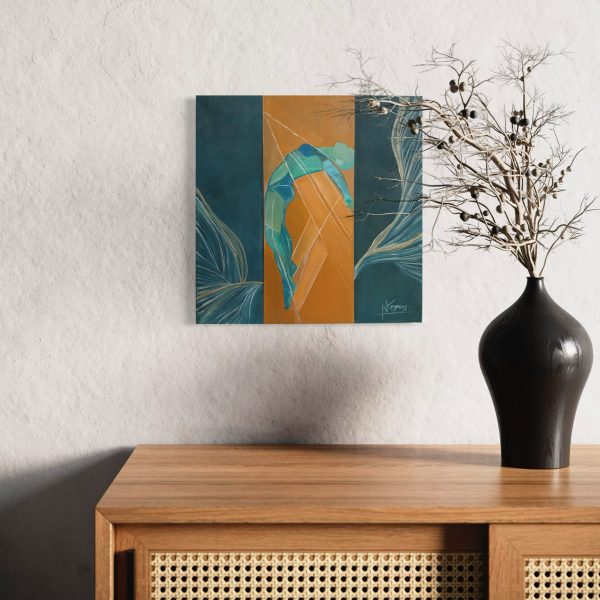 Stretched on Canvas Medium: Acrylic on Canvas Dimensions: 34.5cm x 34.5cm.