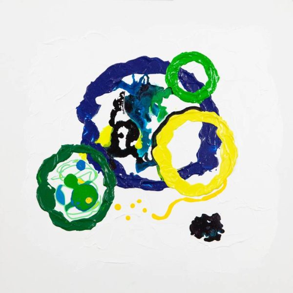 Circles - 43cmx43cm - Mixed Media and Acrylic