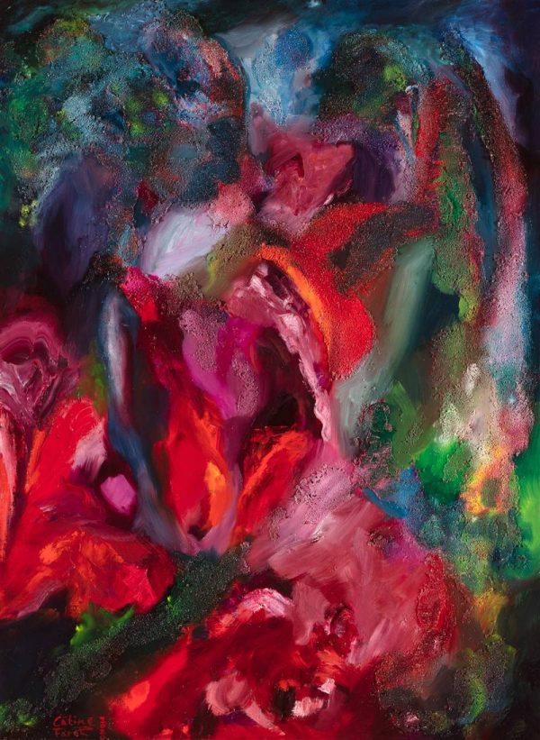 Fireworks - 55cmx75cm - Mixed Media with Oil