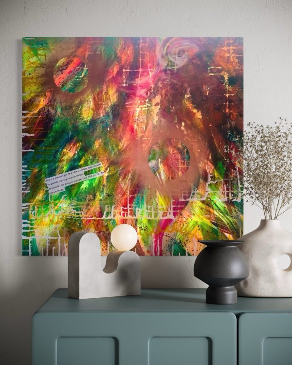 Radiate your own light - Rana Hatem Slim - 60x60