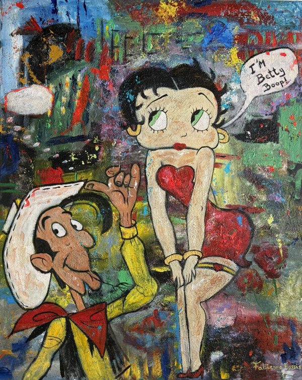 And So A Star Was Born Painting Acrylic on Canvas Artist: Fabienne Fakhoury Kassis Dimensions: 100cmx80cm