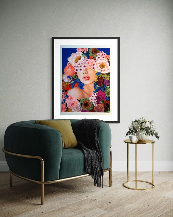 GARDEN BLOOMS I - Painting Print by SallyK