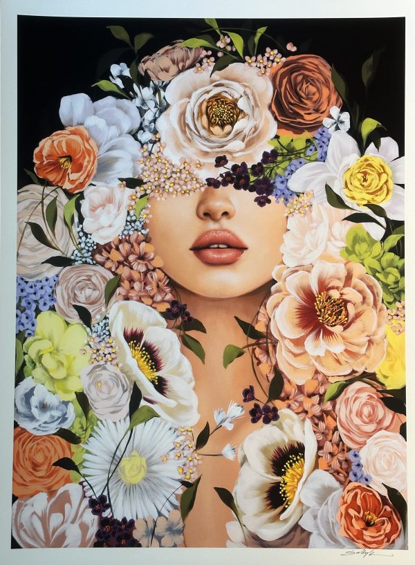 Painting print by the artist Sally Khoury