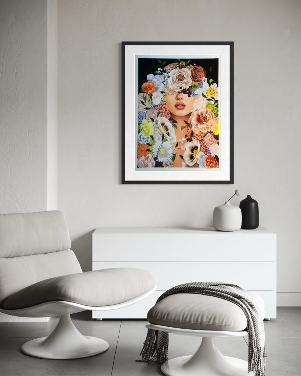 GARDEN BLOOMS II - Painting Print by SallyK