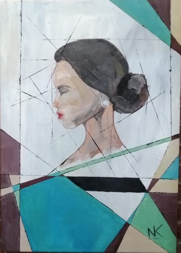 Daydreaming - Acrylic on Canvas in UAE