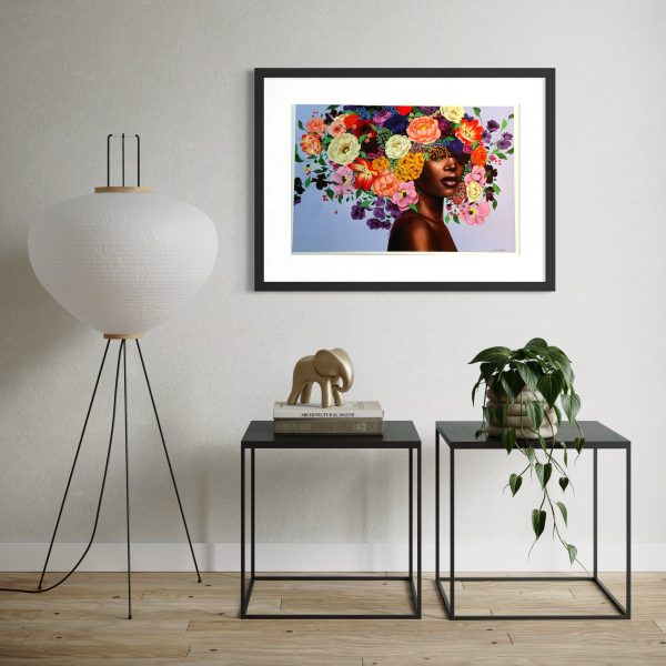 LILA - Painting Print by SallyK