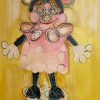 Minnie Mouse Painting Acrylic on Canvas Artist: Micheline Nohra Dimensions: 100cmx70cm
