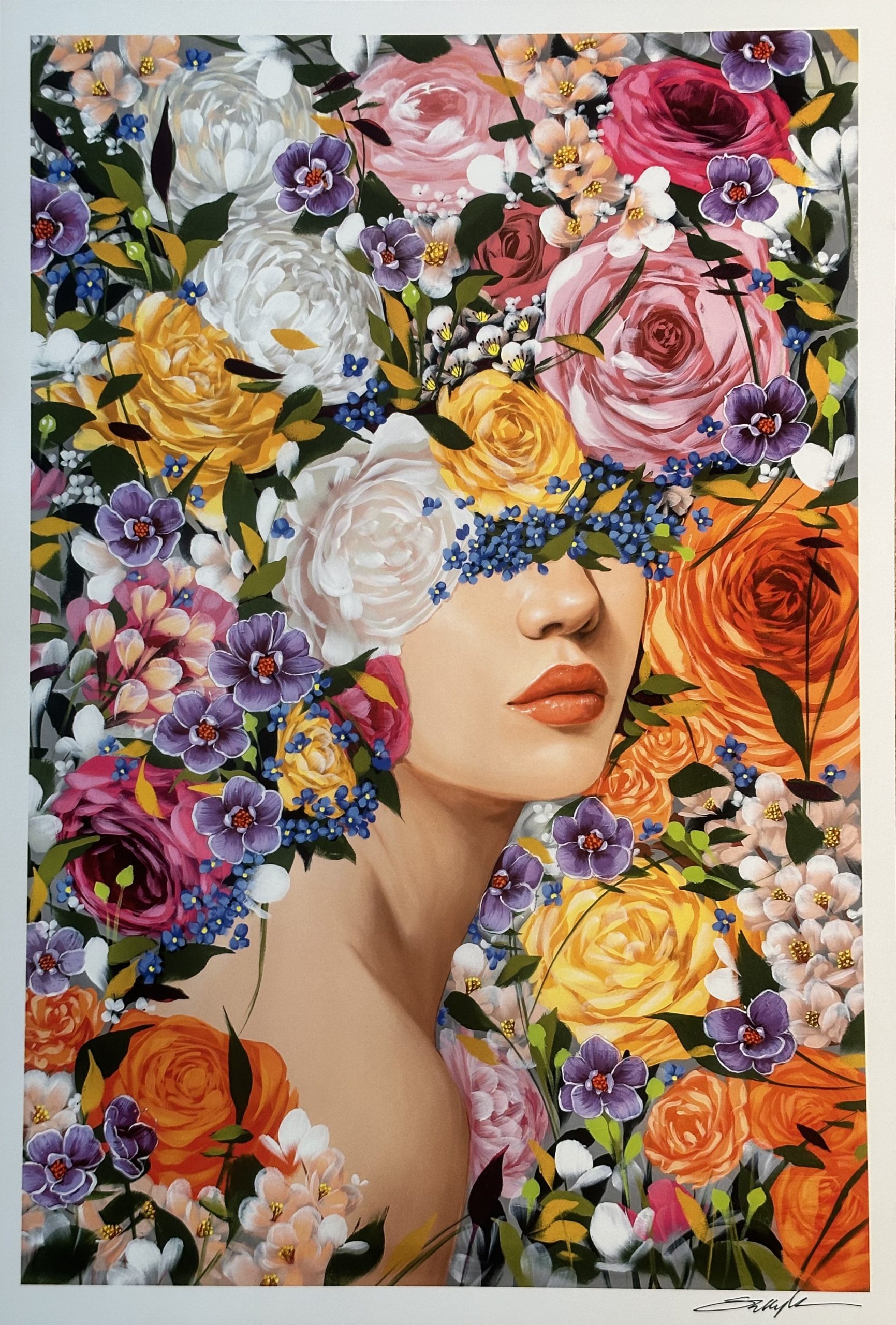 Painting print by the artist Sally Khoury